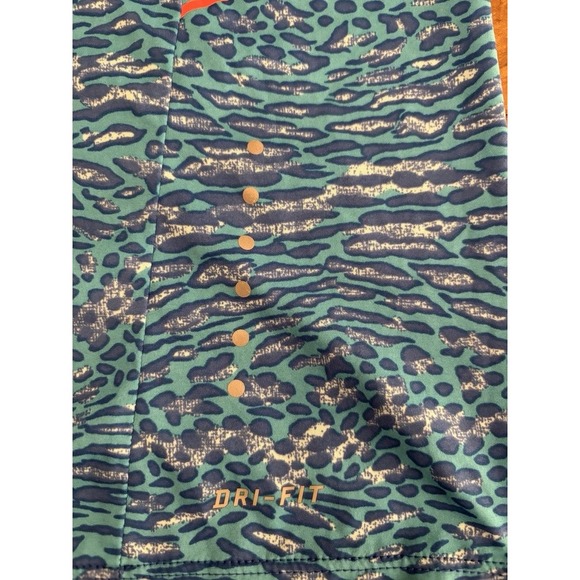 Nike Dri-FIT Tank Top Racerback‎ Animal Print Athletic Sleeveless Large - Picture 2 of 9